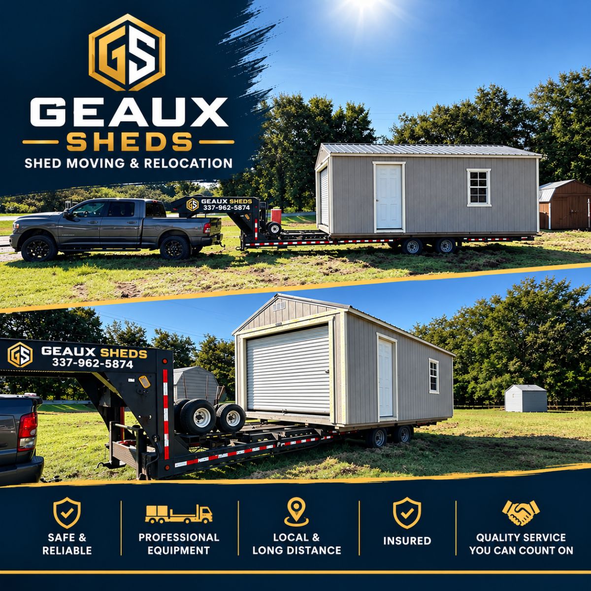 About Geaux Sheds - Eunice